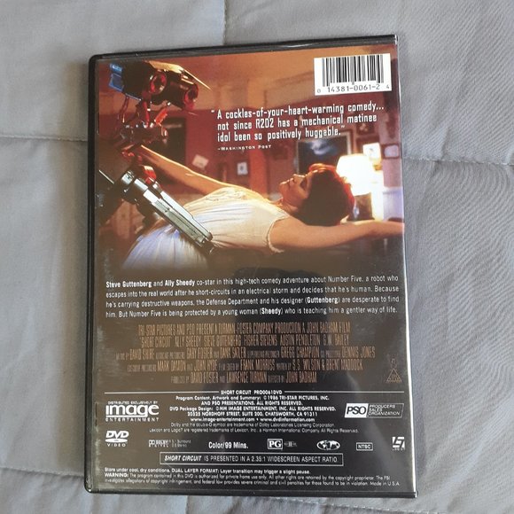 Short Circuit DVD Ally Sheedy Steve Guttenberg - Picture 2 of 3